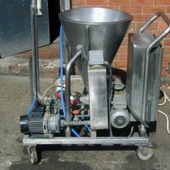 Stainless steel 40 Lts heated cone.